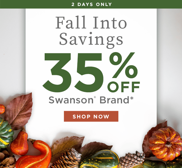 35% off Swanson