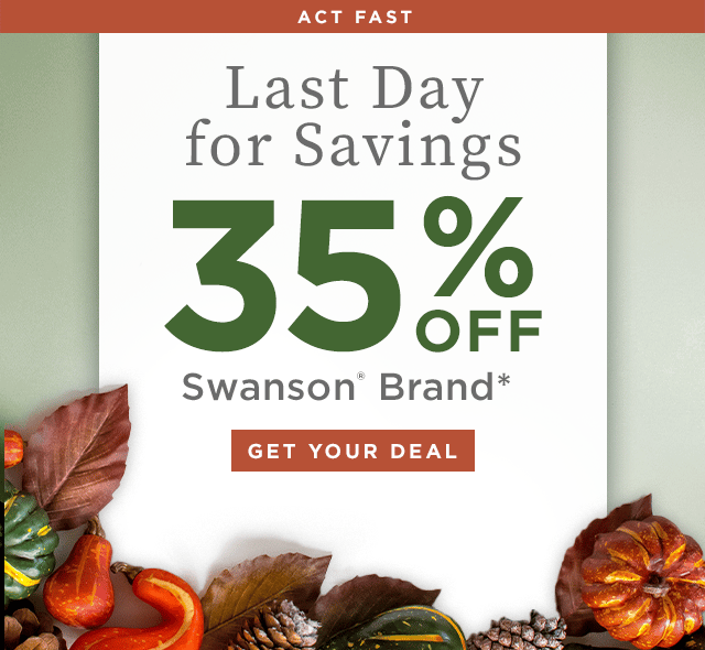 35% off Swanson