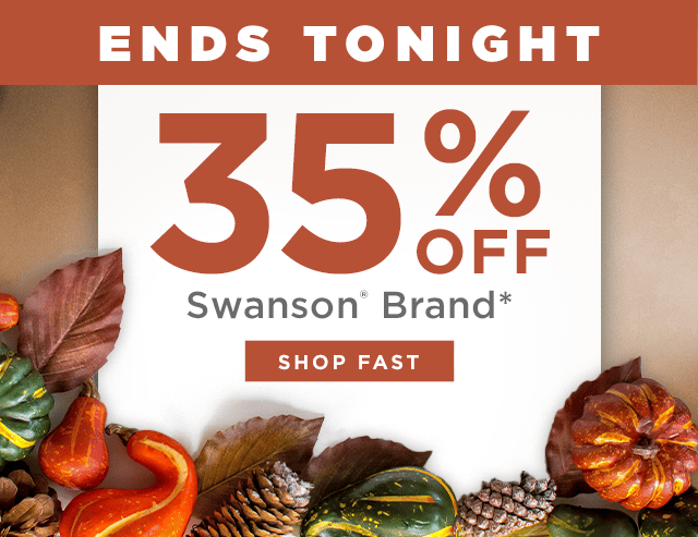 35% off Swanson