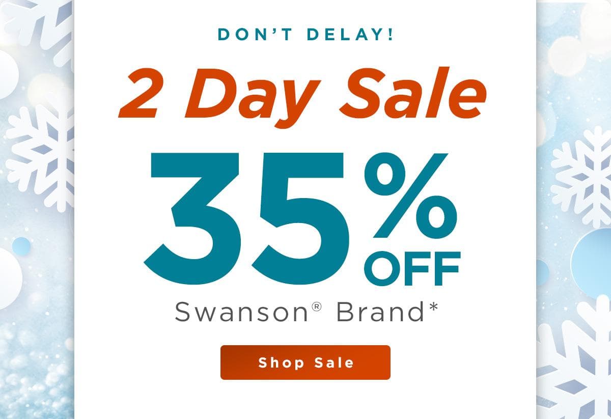 35% off Swanson Brand