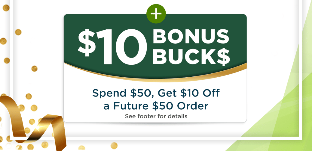 $10 Bonus Bucks