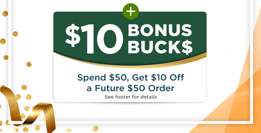 $10 Bonus Bucks