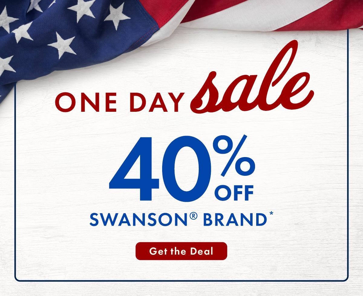40% off Swanson Brand