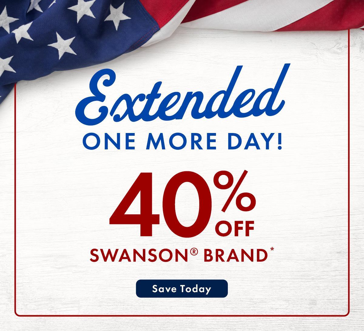 40% off Swanson Brand