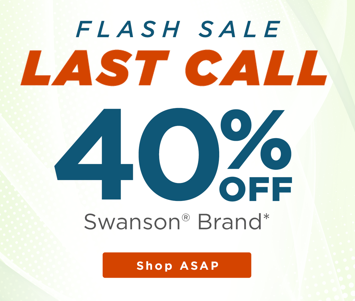 40% off Swanson