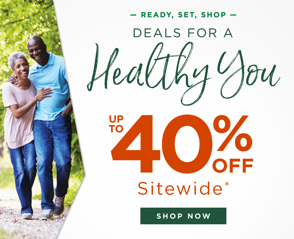 Up to 40% off Sitewide