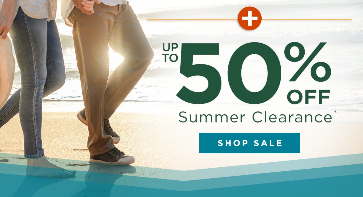 Up to 50% off Summer Clearance