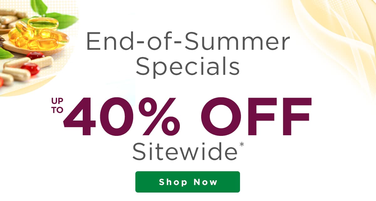 Up to 40% off Sitewide