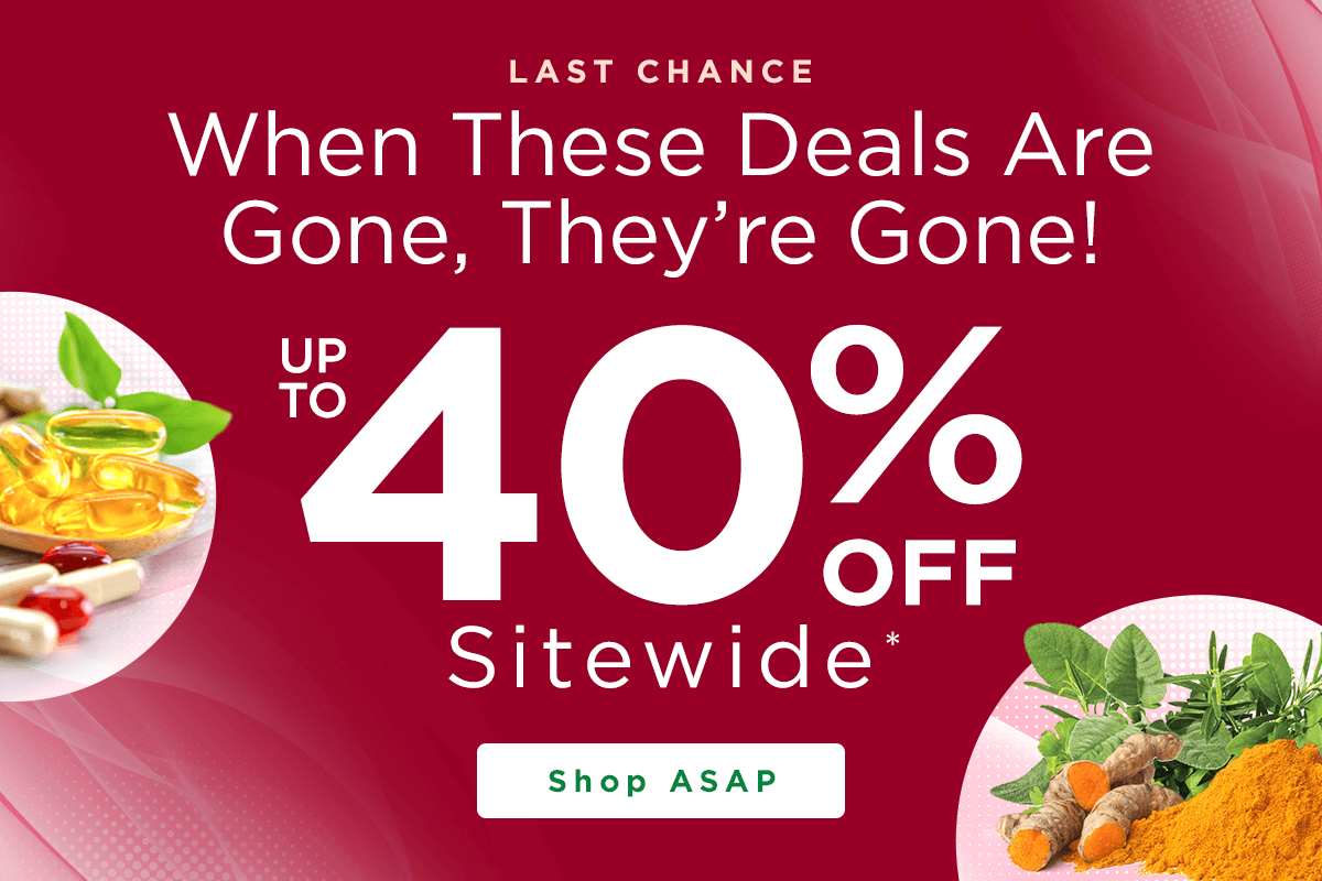 Up to 40% off Sitewide