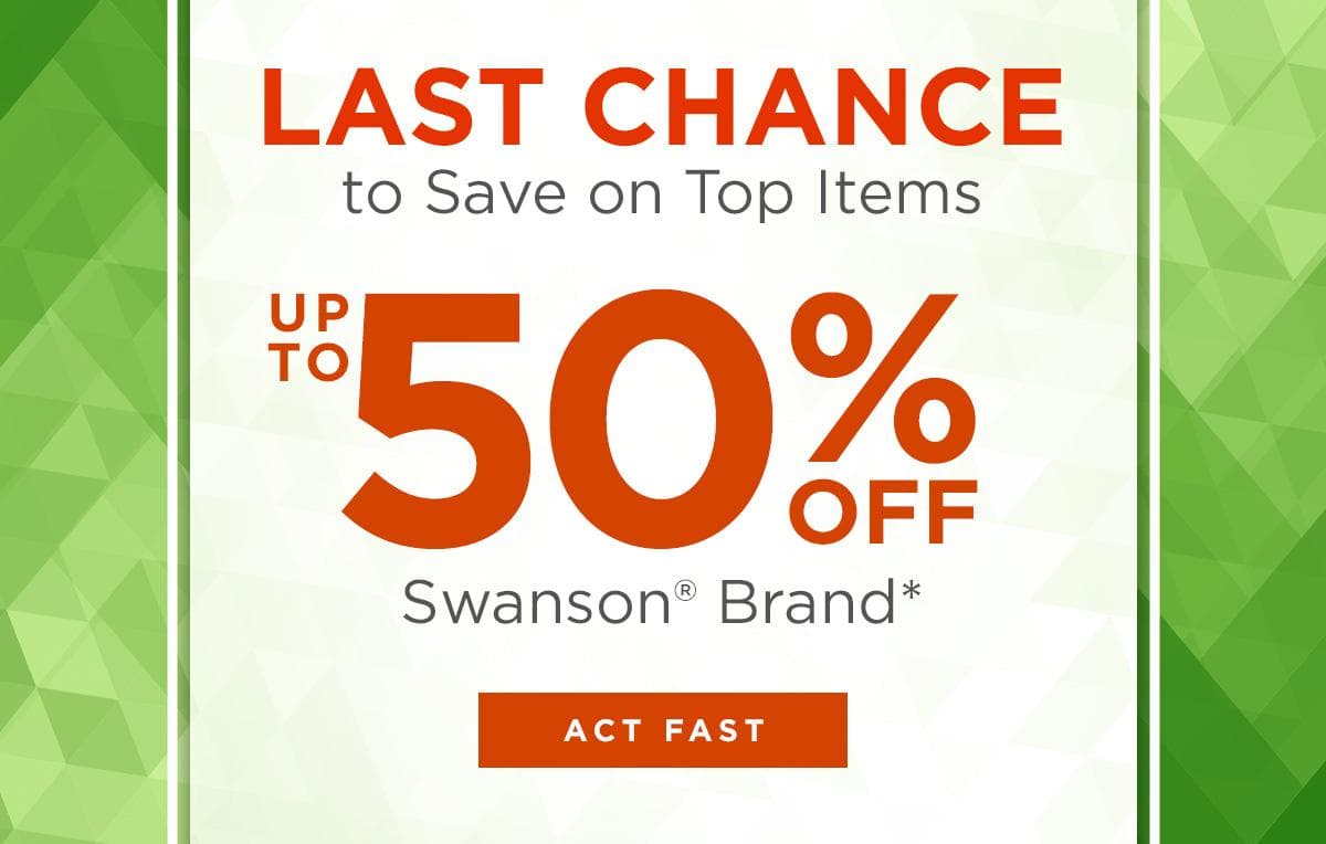 Up to 50% OFF Swanson