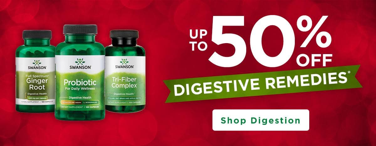 Up to 50% off Digestion