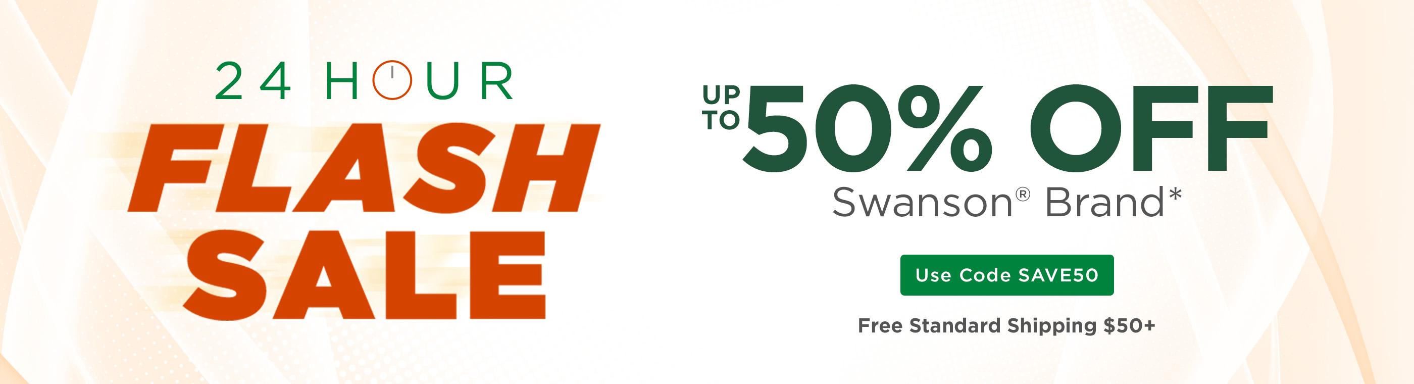Up to 50% off Swanson Health Products 