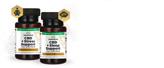 Expertly Crafted Formulas Combine CBD with Targeted Ingredients that Calm Mind & Body