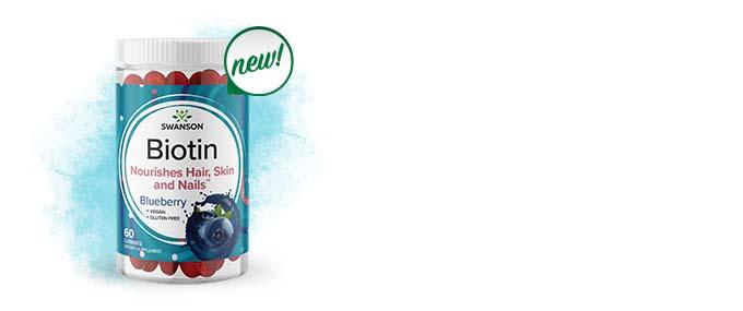All the Energizing Power of the Beauty Vitamin in Delectable Blueberry Gummies! 