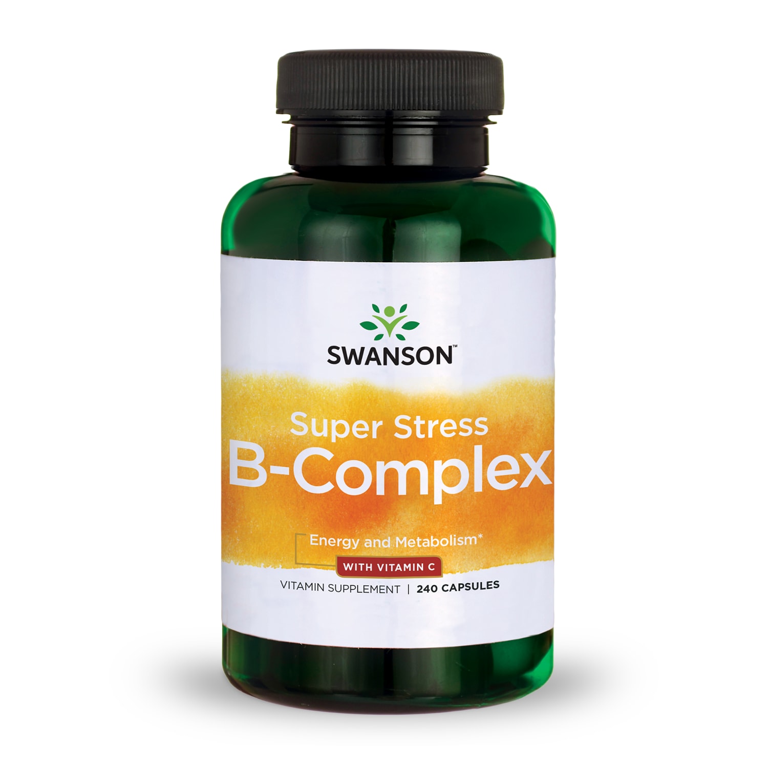 Swanson Premium Super Stress B-Complex with Vitamin C 240 Caps