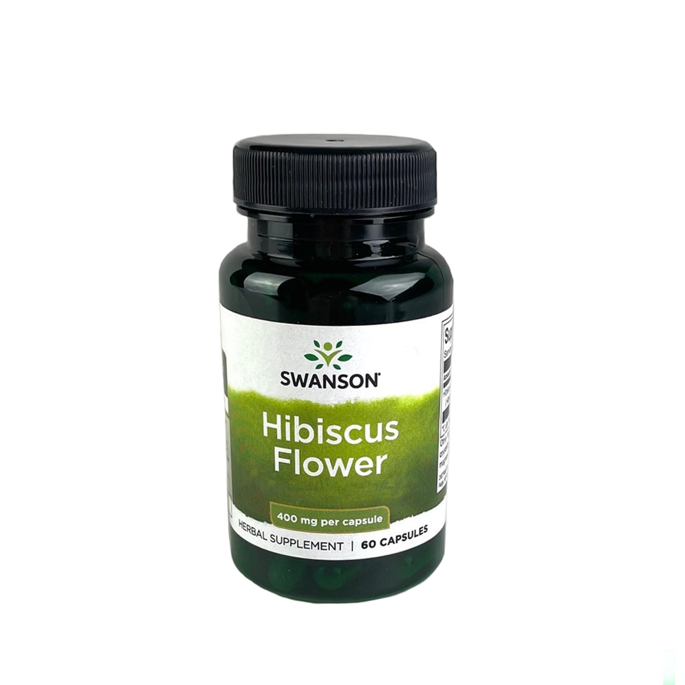 Swanson Premium Hibiscus Flower Vitamin | 400 mg | 60 Caps