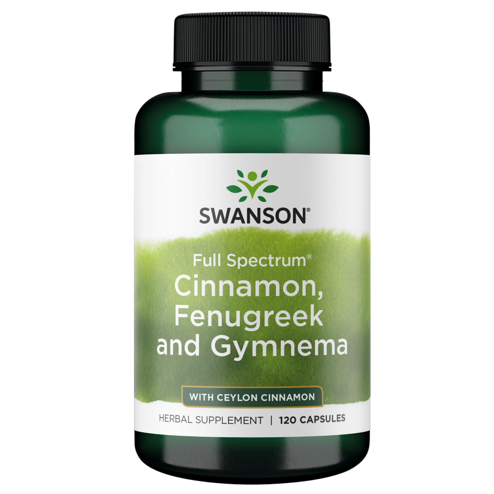 Swanson Premium Full Spectrum Cinnamon, Fenugreek & Gymnema Vitamin 120 Caps