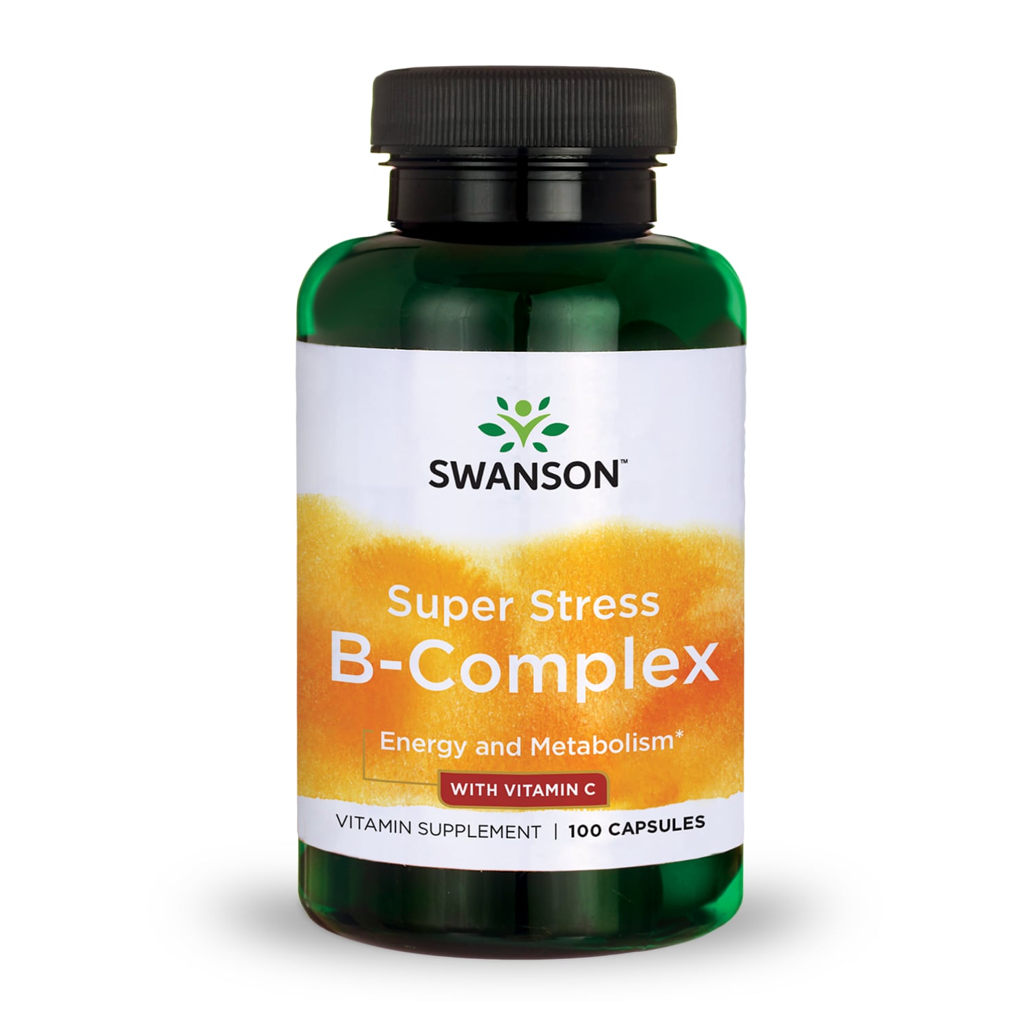 Swanson Premium Super Stress B-Complex with Vitamin C 100 Caps