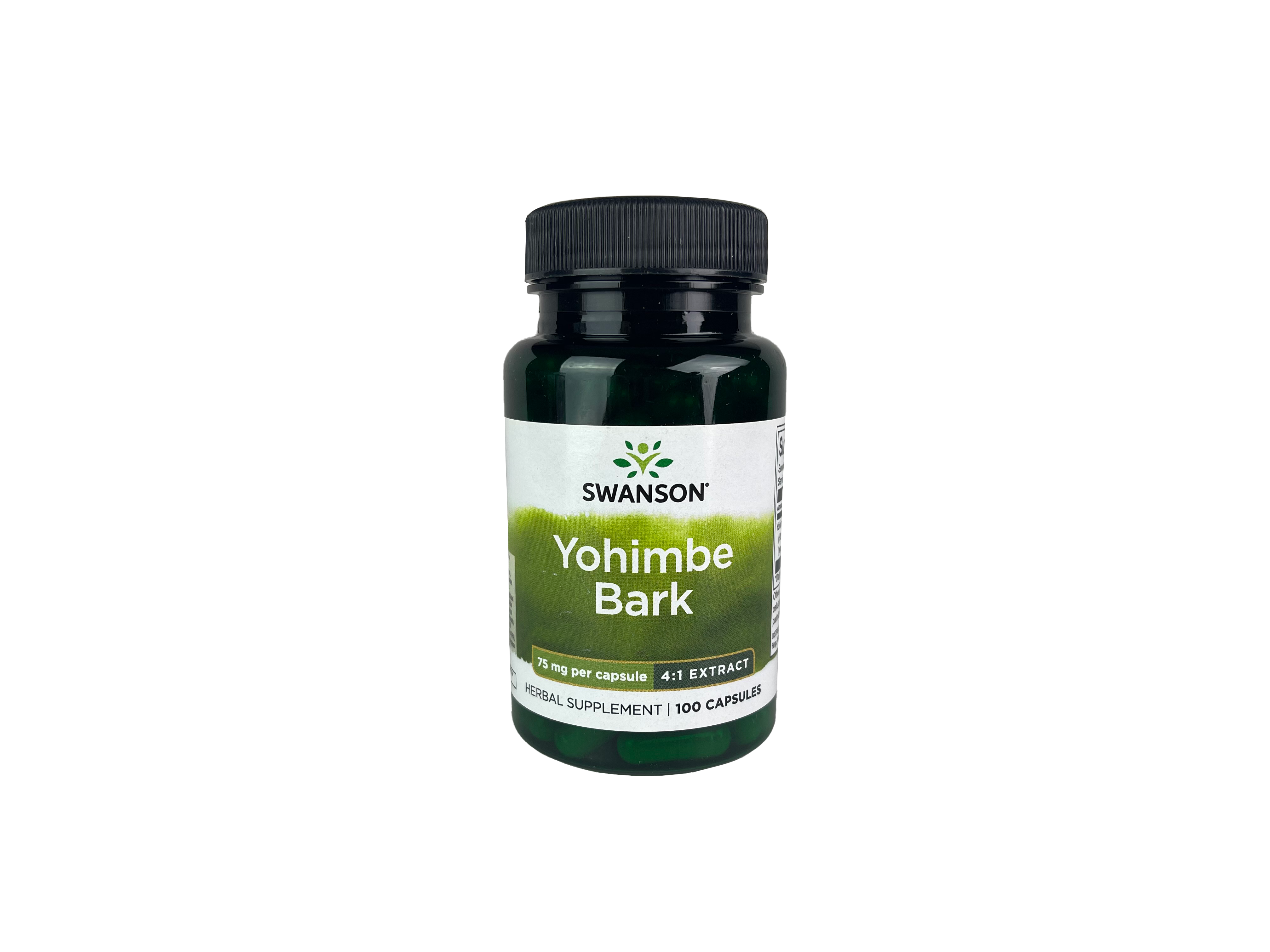 Swanson Premium Yohimbe Bark - 4:1 Extract Vitamin | 75 mg | 100 Caps