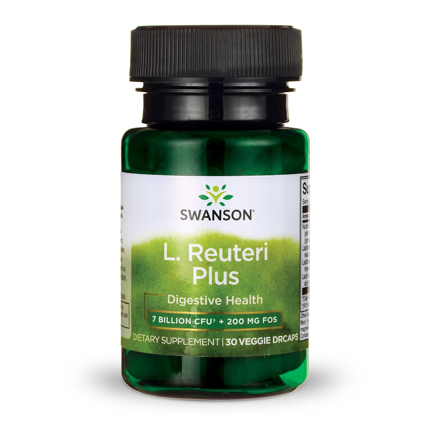 Swanson Probiotics L. Reuteri Plus Supplement Vitamin 7 Billion CFU 30 Vg Embo Ap