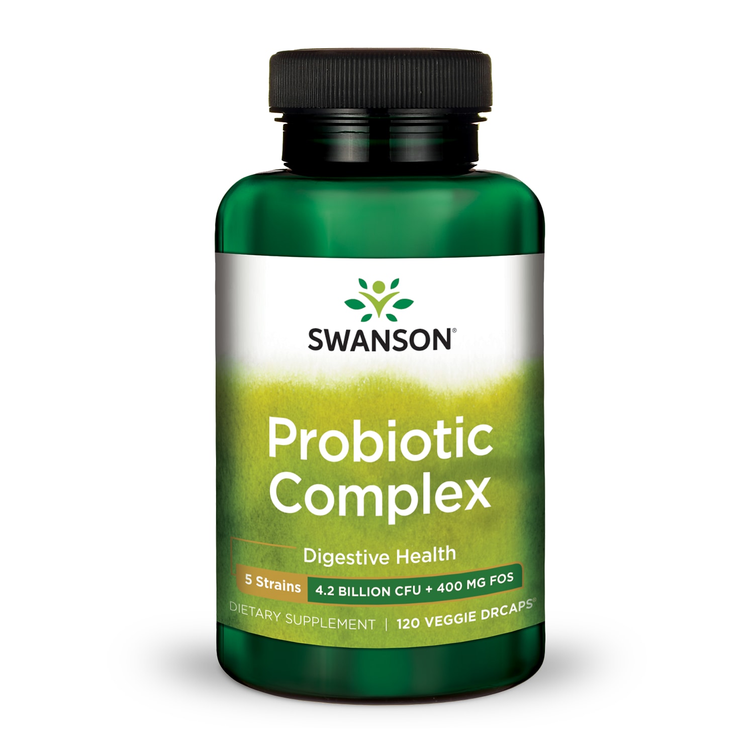 Swanson Ultra Probiotic Complex Supplement Vitamin 4 Billion CFU 120 Veg DRcaps(TM)