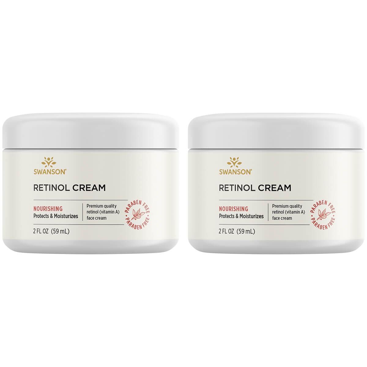 Swanson Premium Retinol Cream 2 Pack 2 fl oz Cream