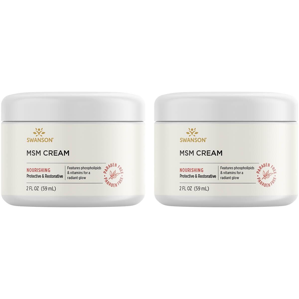 Swanson Premium Msm Cream 2 Pack 2 fl oz Cream