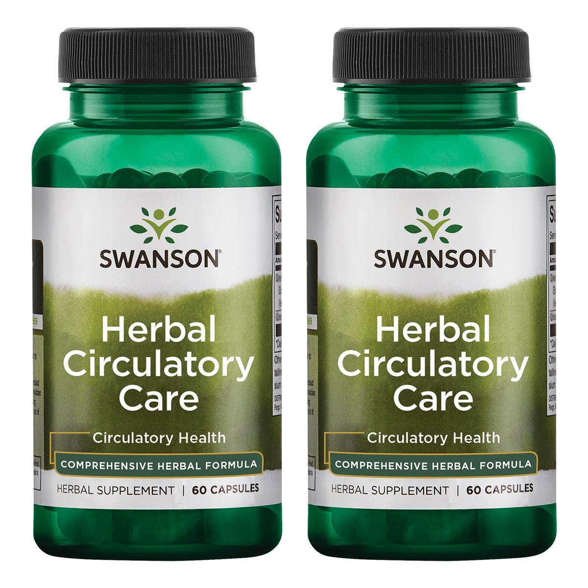 Swanson Premium Herbal Circulatory Care 2 Pack Vitamin 60 Caps