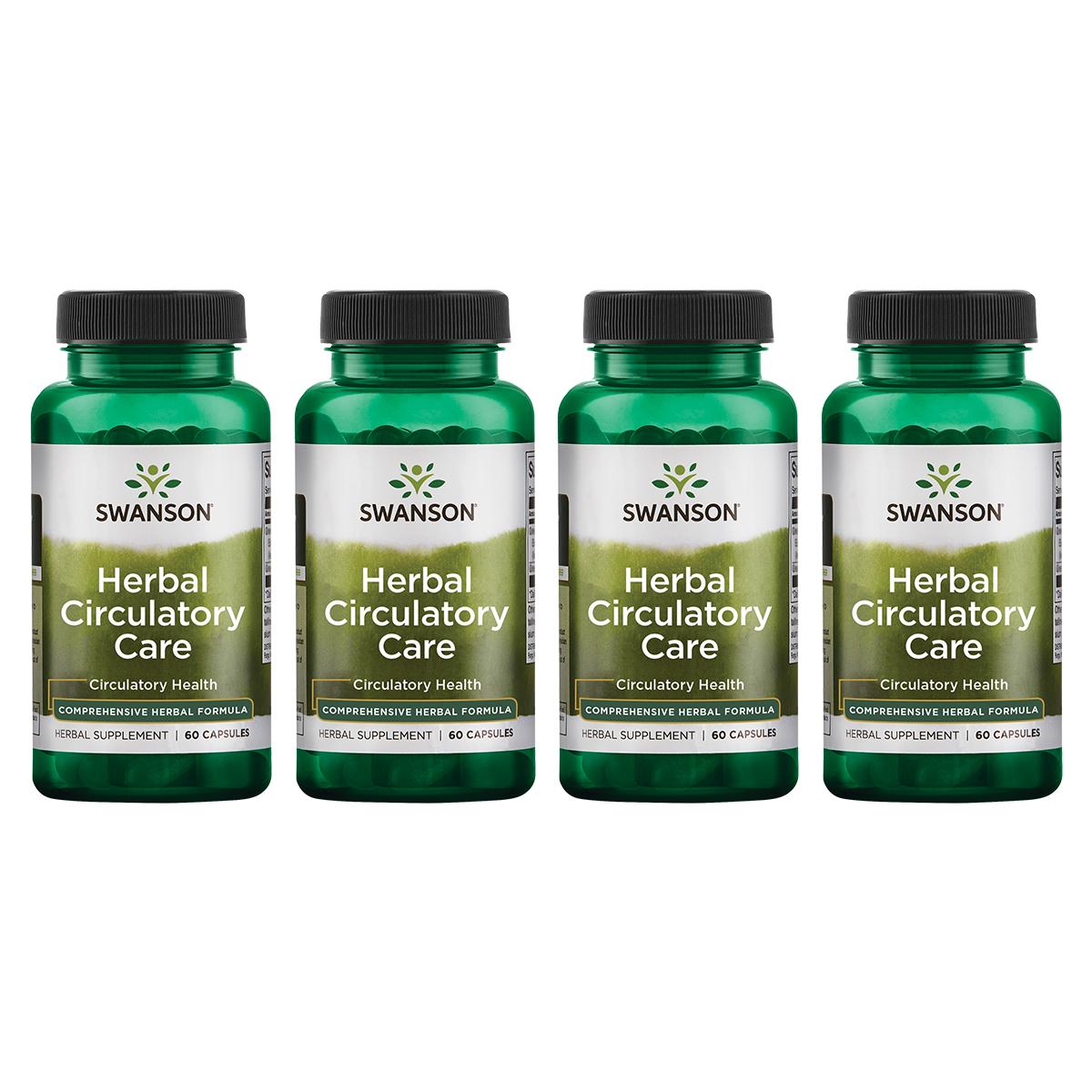Swanson Premium Herbal Circulatory Care 4 Pack Vitamin 60 Caps