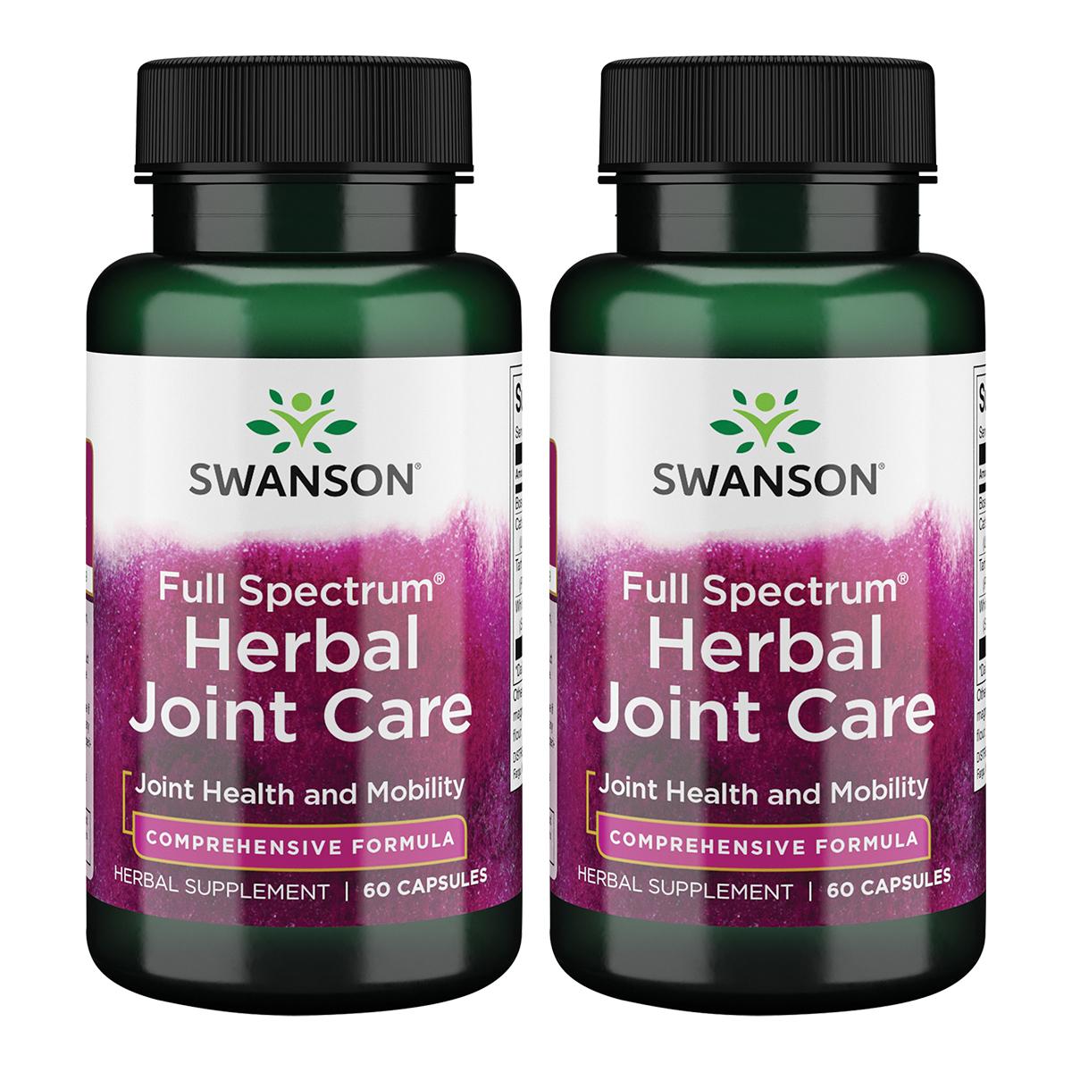 Swanson Premium Full Spectrum Herbal Joint Care 2 Pack Vitamin 60 Caps