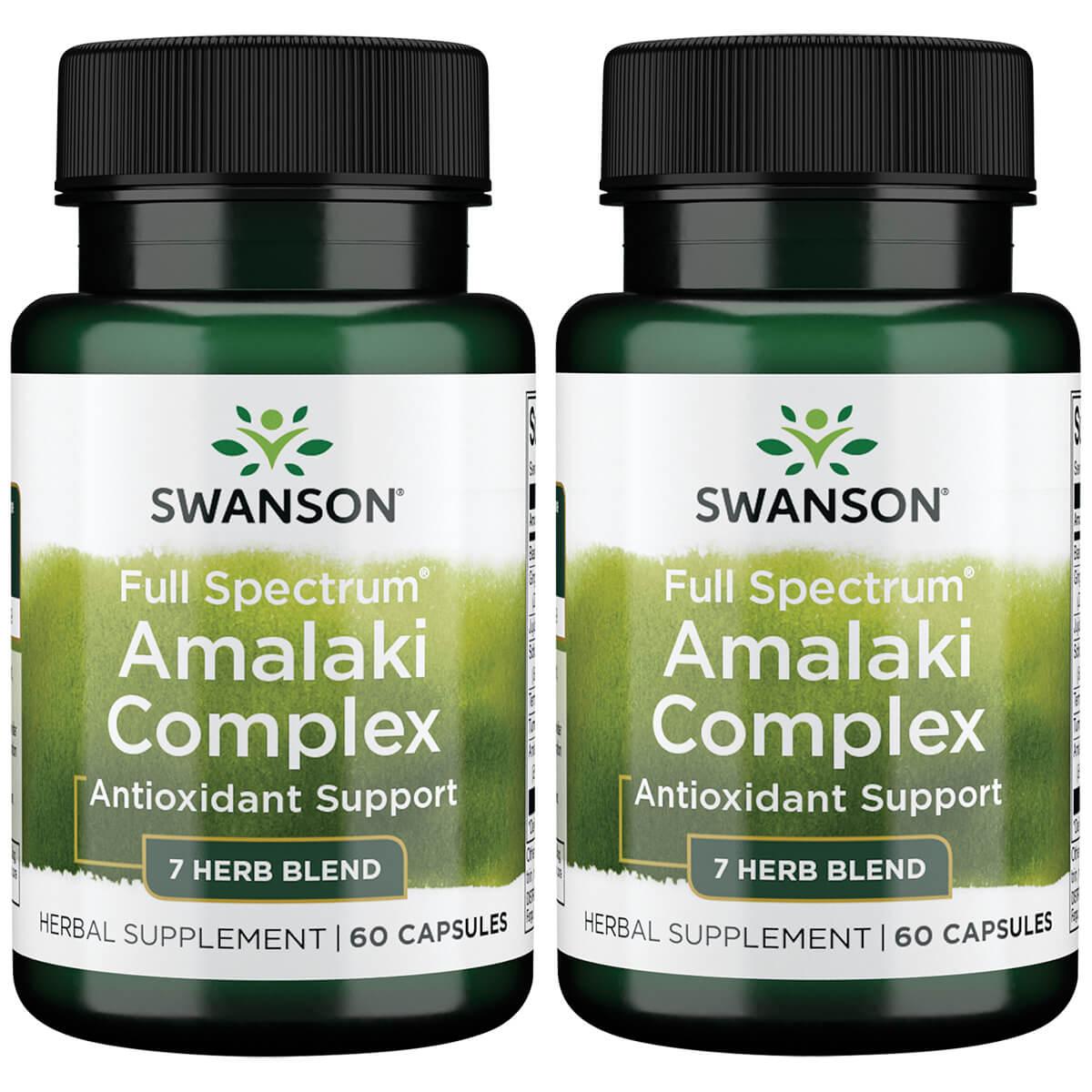 Swanson Premium Full Spectrum Amalaki Complex 2 Pack Vitamin 60 Caps