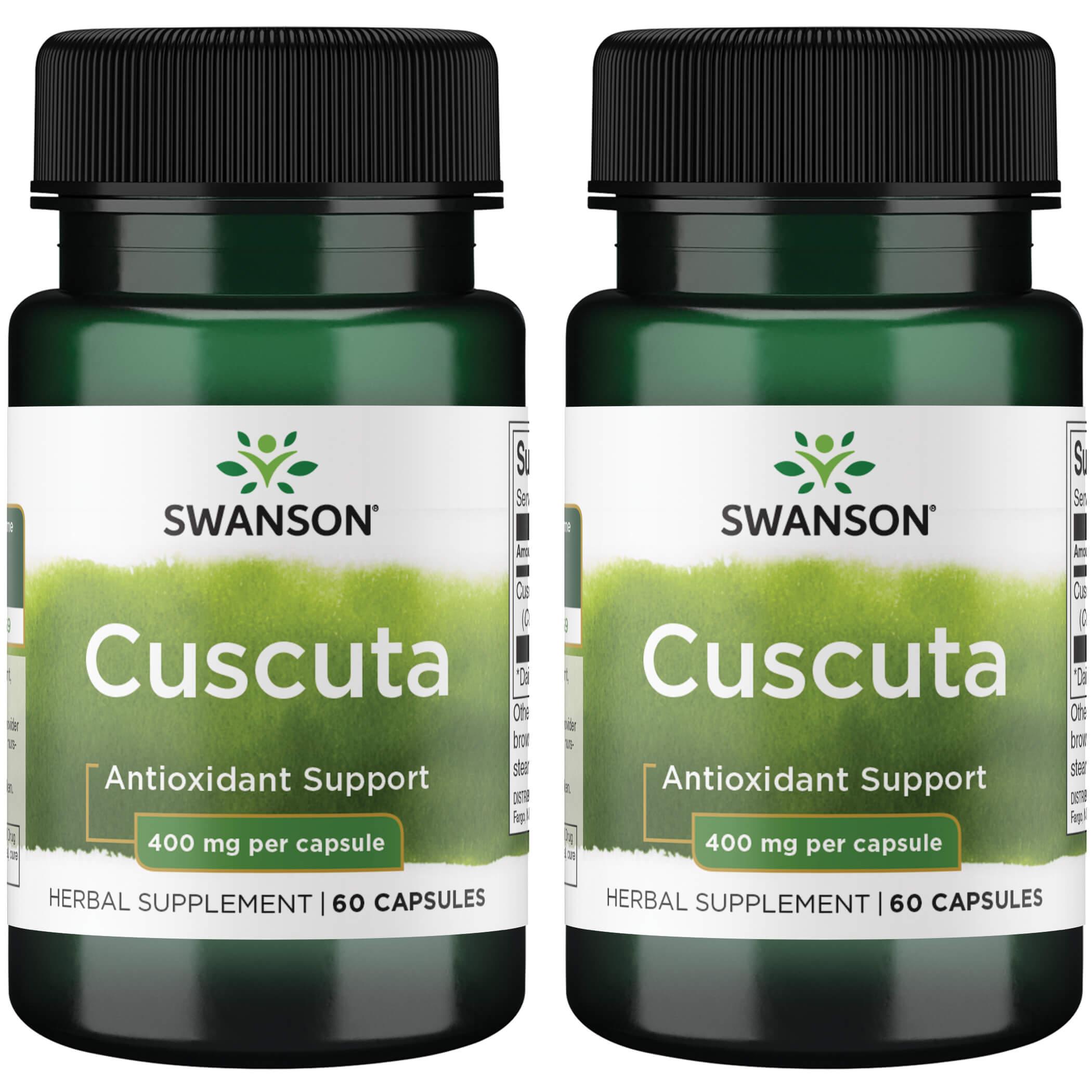 Swanson Premium Cuscuta 2 Pack Vitamin 400 mg 60 Caps
