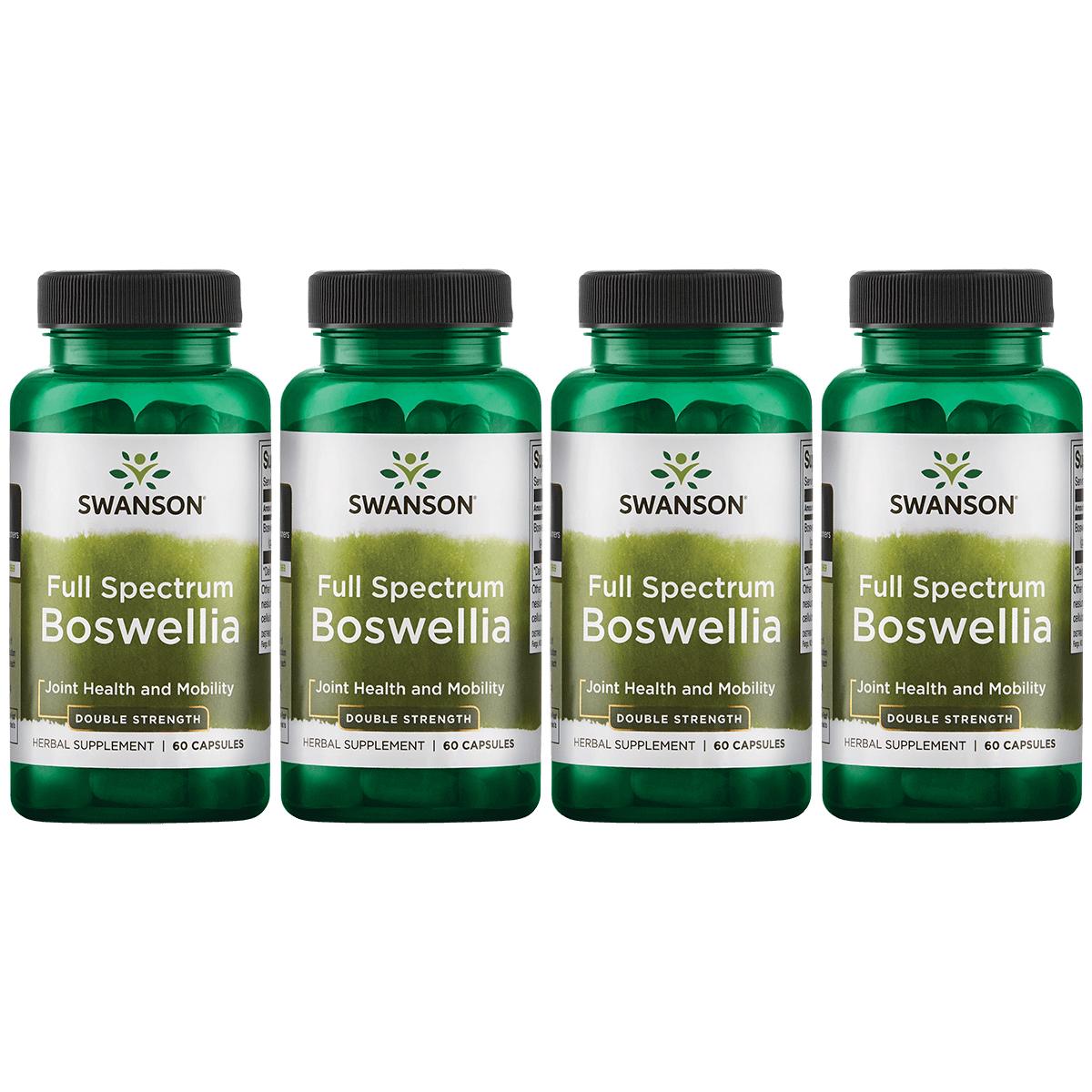 Swanson Premium Full Spectrum Boswellia - Double Strength 4 Pack Vitamin 800 mg 60 Caps