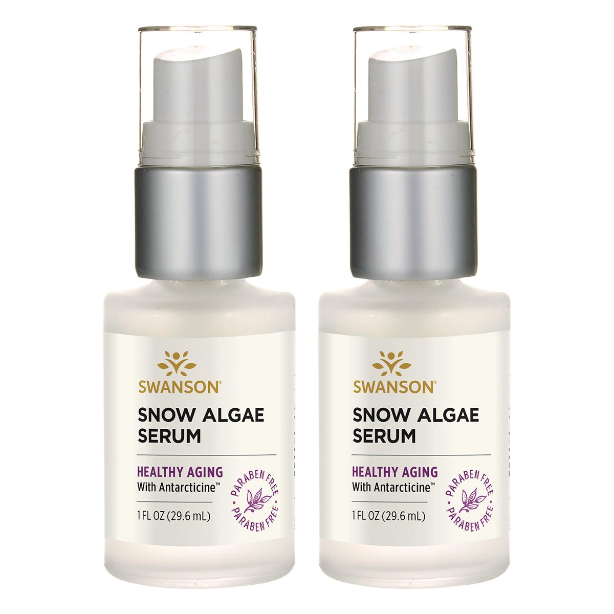 Swanson Premium Snow Algae Facial Serum 2 Pack 1 fl oz Facial Serum