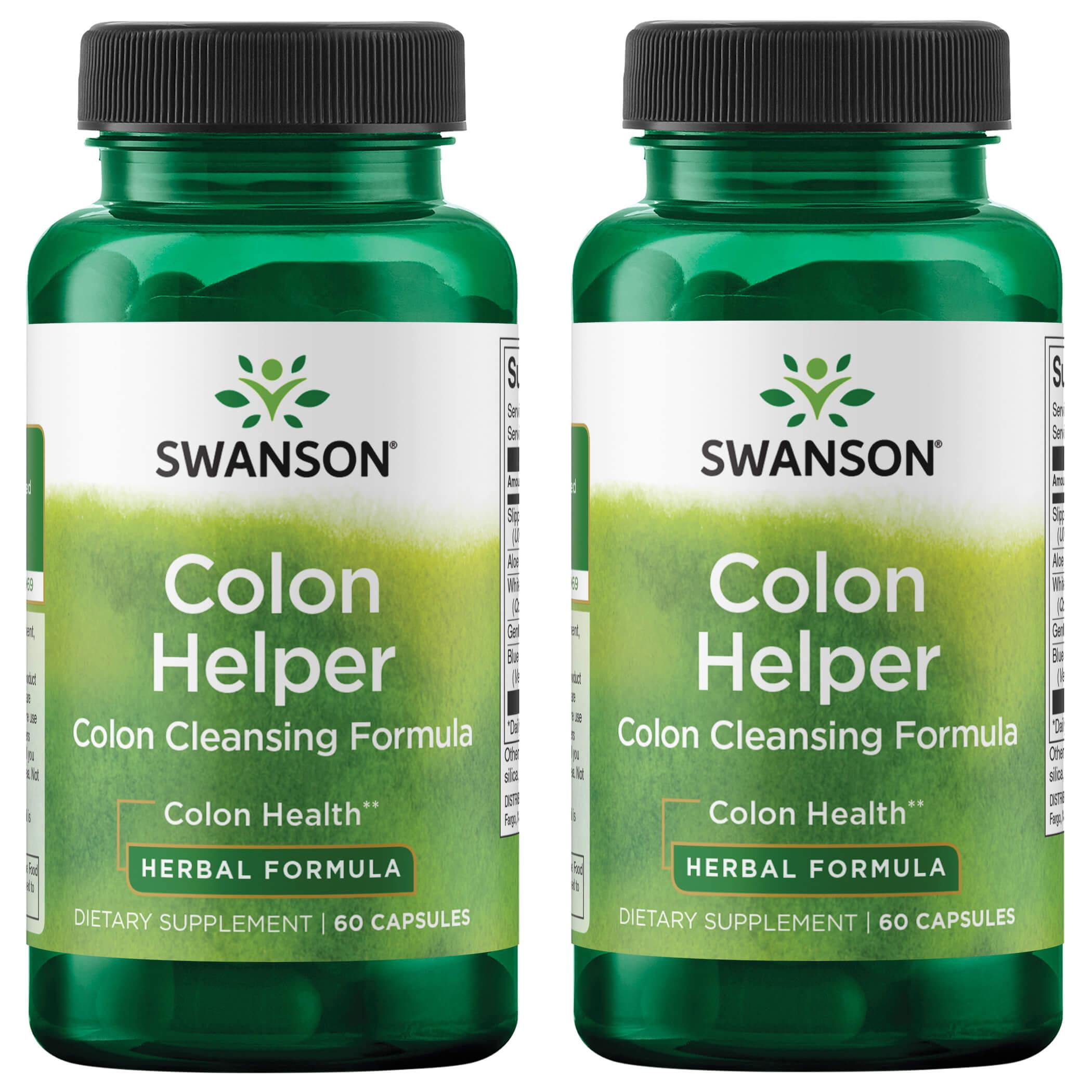 Swanson Premium Colon Helper 2 Pack Vitamin 60 Caps