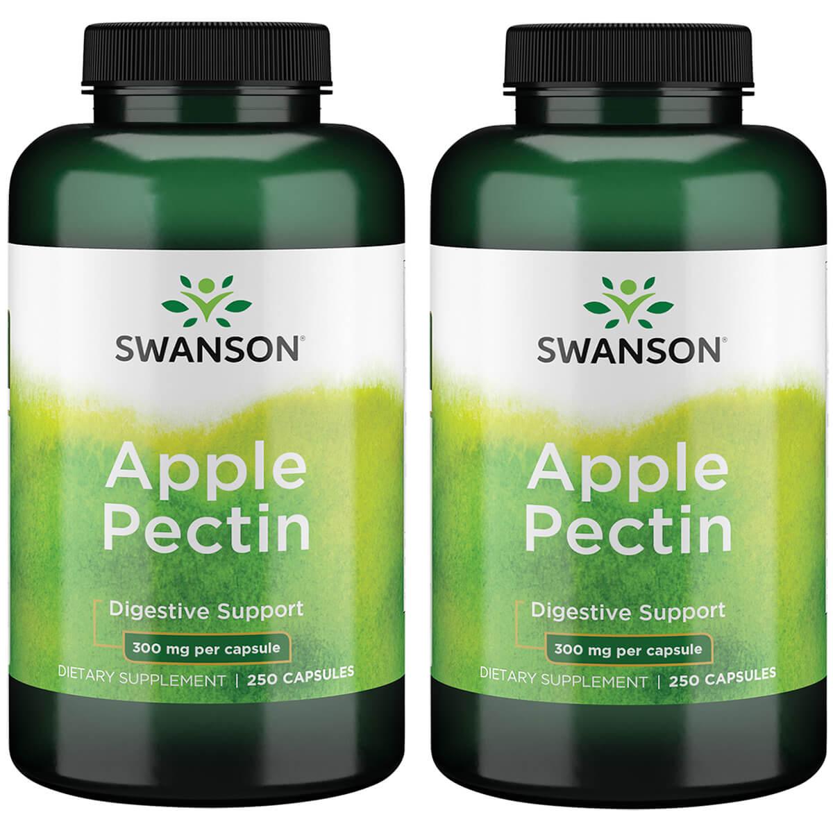 Swanson Premium Apple Pectin 2 Pack Supplement Vitamin 300 mg 250 Caps