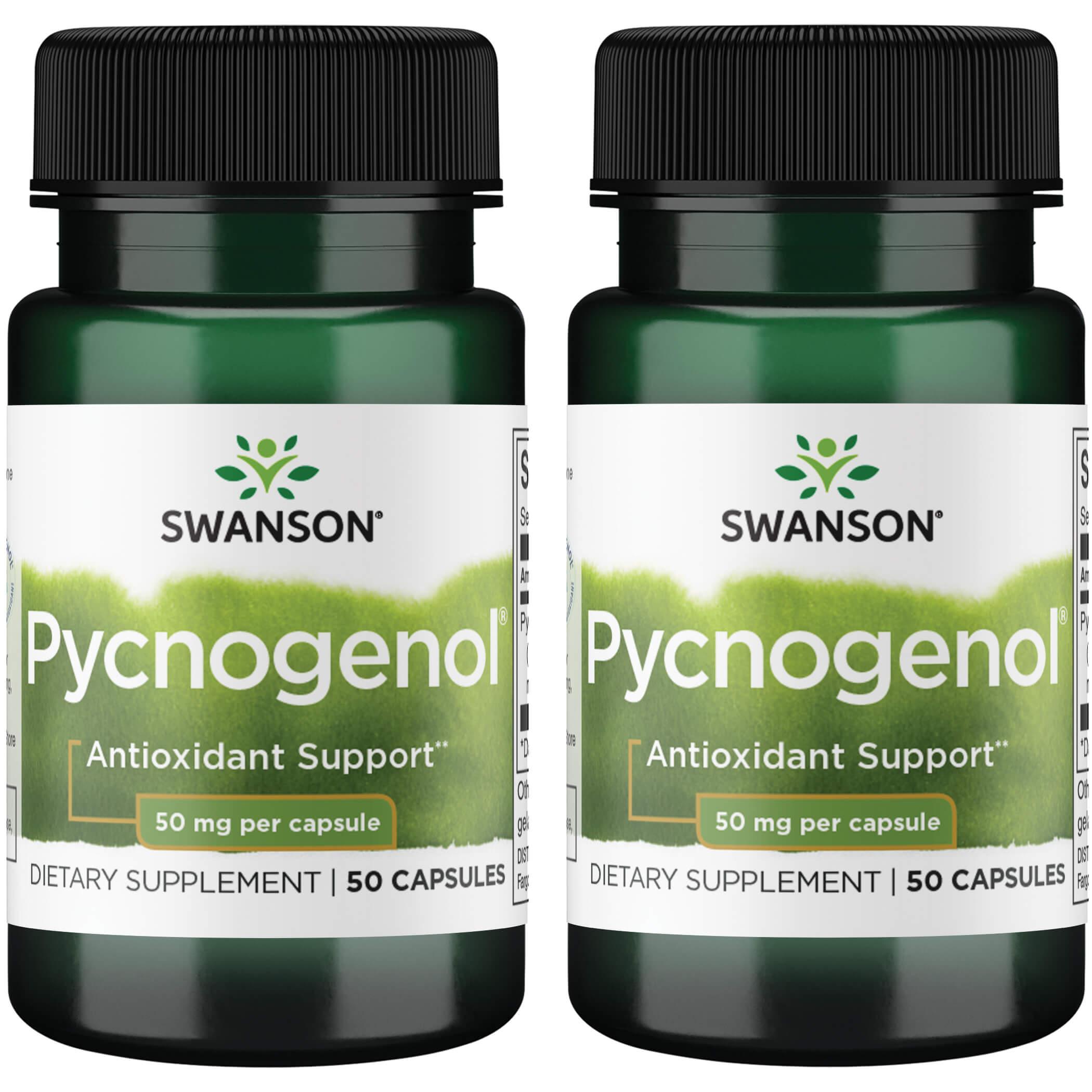 Swanson Premium Pycnogenol 2 Pack Vitamin 50 mg 50 Caps