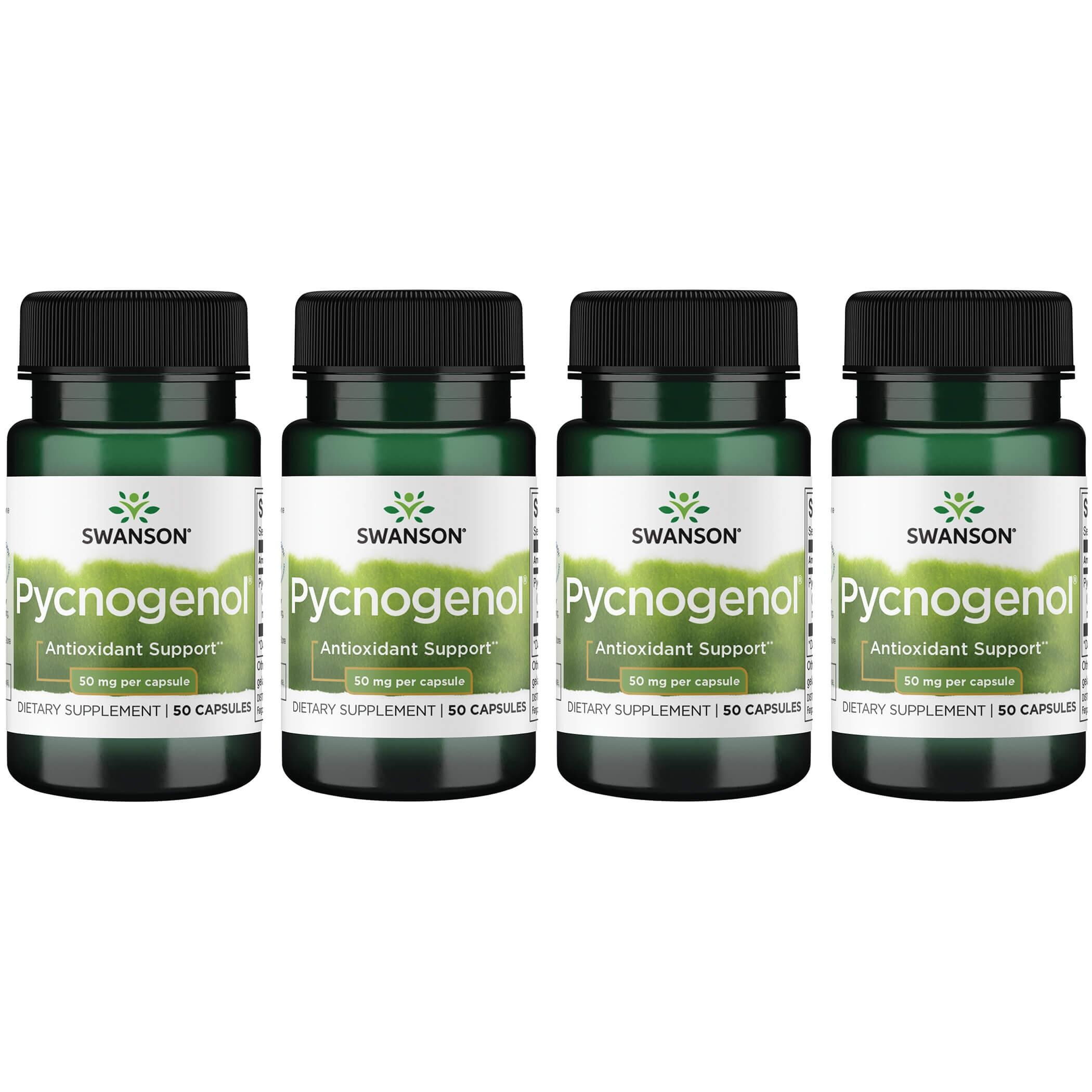 Swanson Premium Pycnogenol 4 Pack Vitamin 50 mg 50 Caps