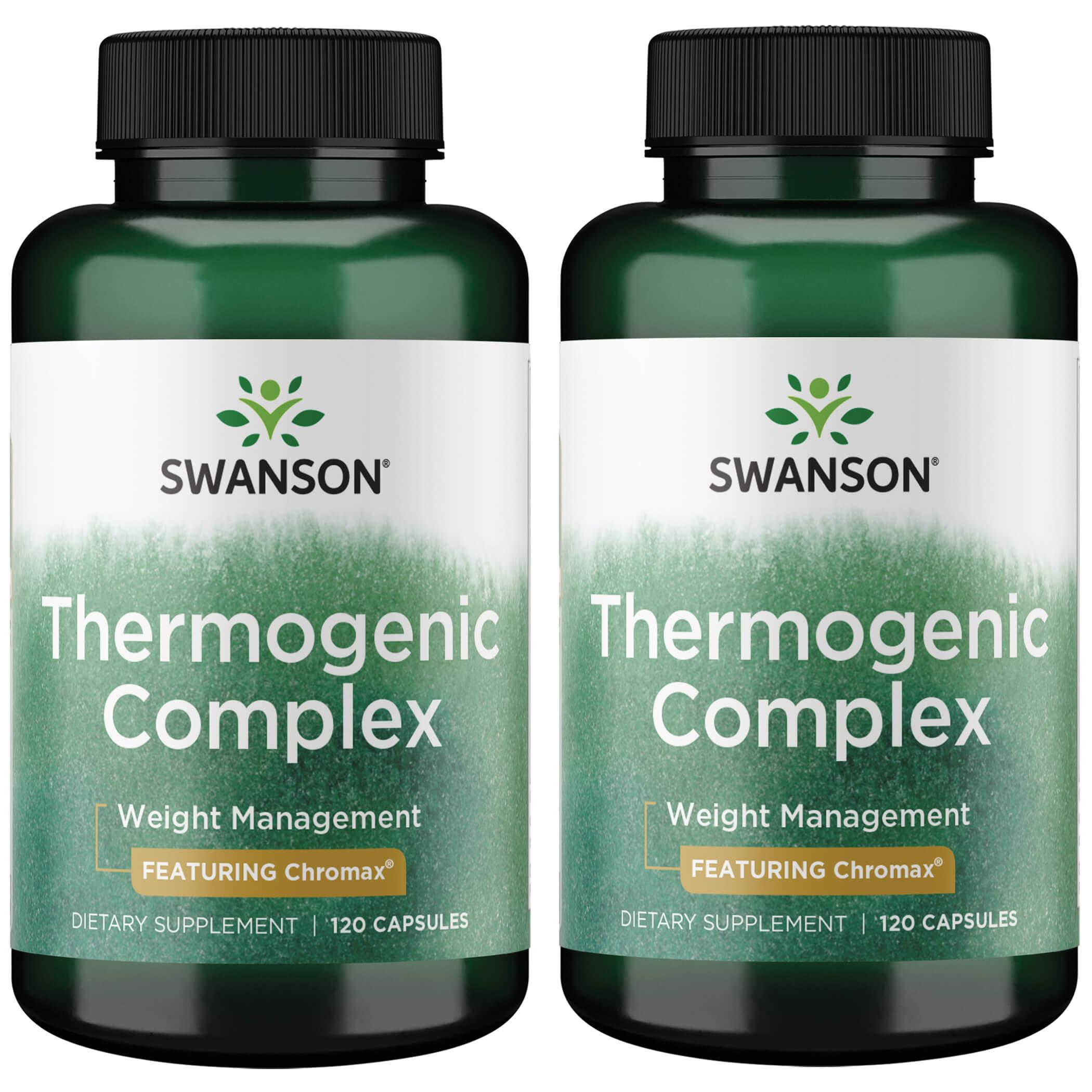 Swanson Best Weight-Control Formulas Thermogenic Complex 2 Pack Vitamin 120 Caps