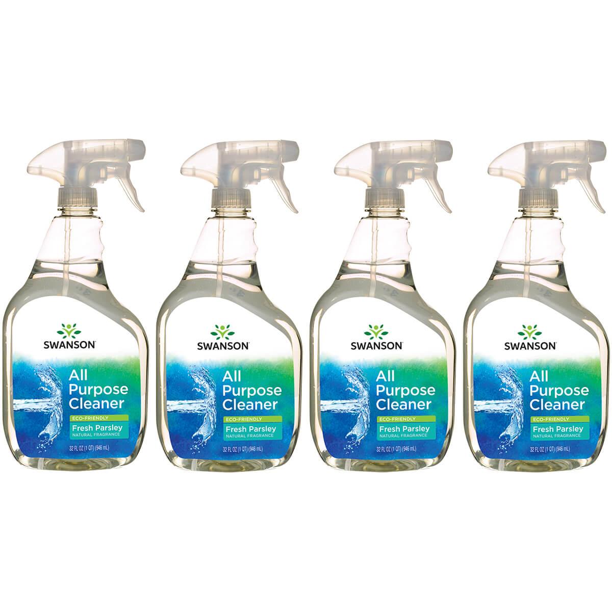 Swanson Healthy Home All-Purpose Cleaner - Eco-Friendly Fresh Parsley 4 Pack 32 fl oz Liquid