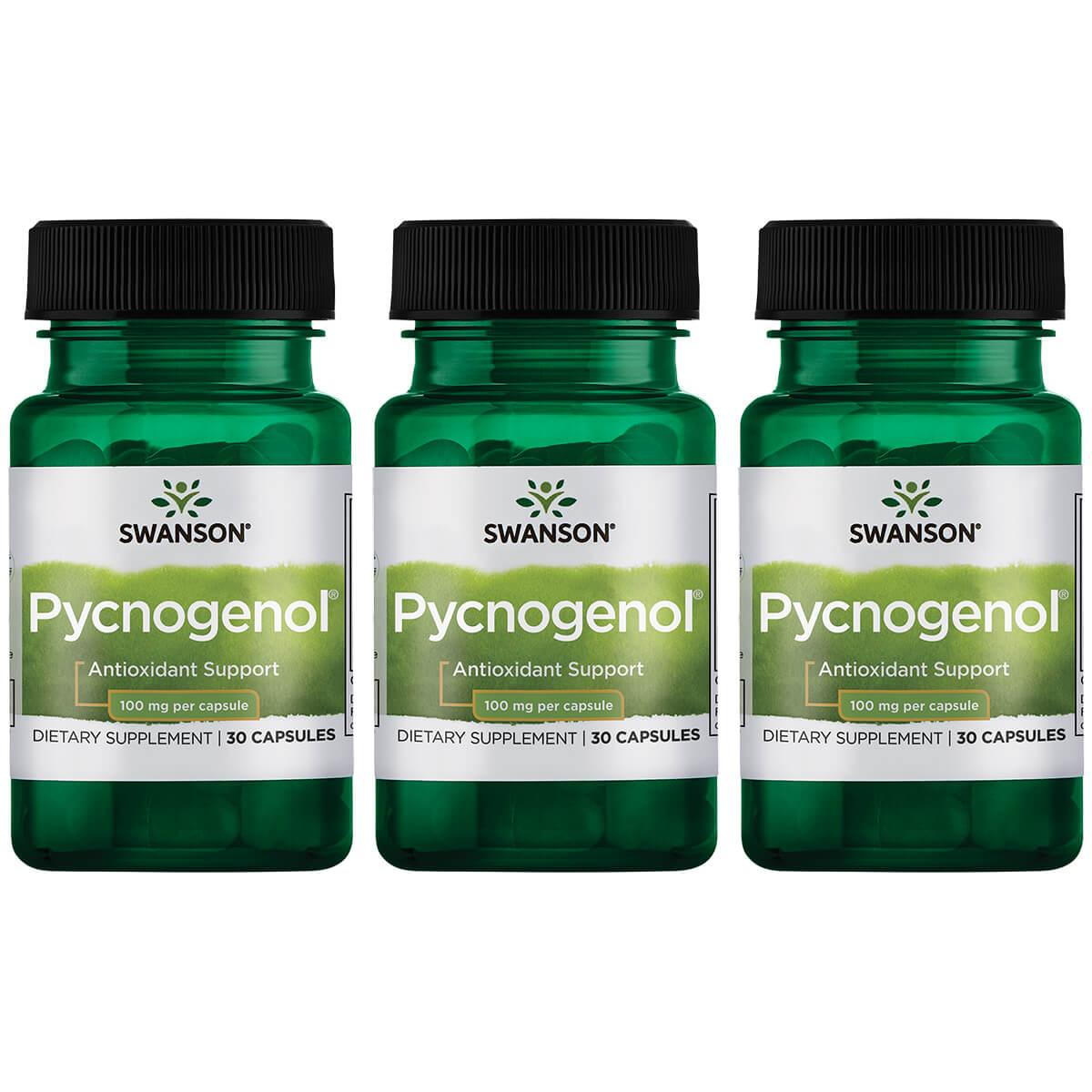 Swanson Ultra Pycnogenol 3 Pack Vitamin 100 mg 30 Caps