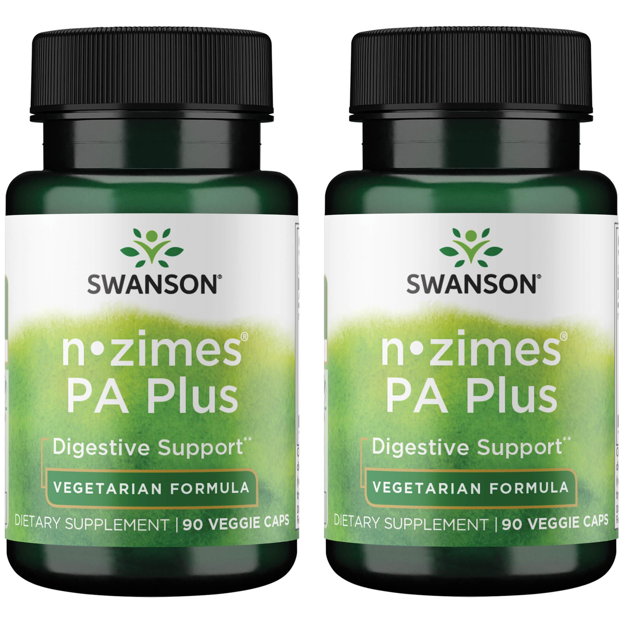 Swanson Ultra n-zimes Pa Plus - Vegetarian Formula 2 Pack Supplement Vitamin 269 mg 90 Veg Caps