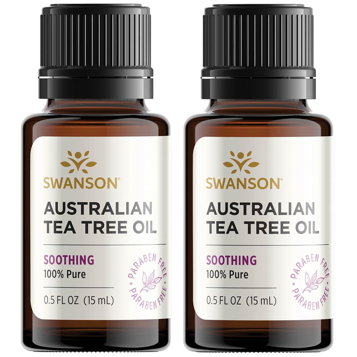 Swanson Ultra Australian Tea Tree Oil 2 Pack 0.5 fl oz Liquid