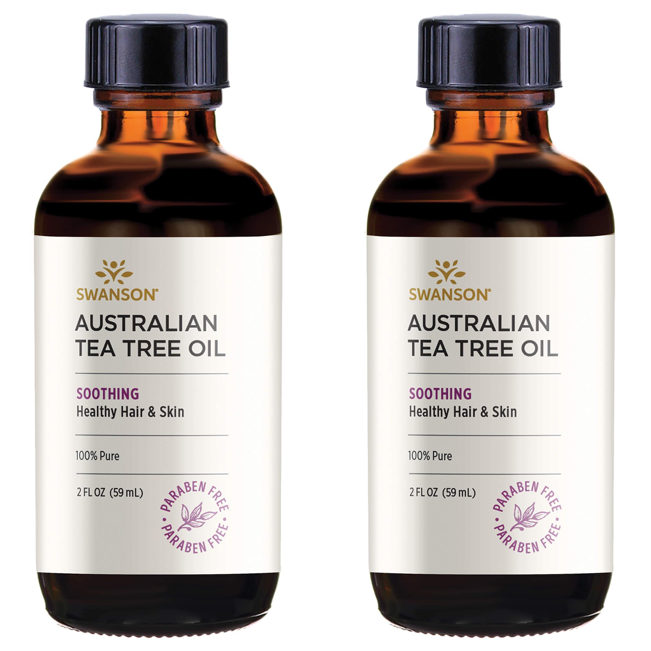 Swanson Ultra Australian Tea Tree Oil 2 Pack 2 fl oz Liquid Essential Oils