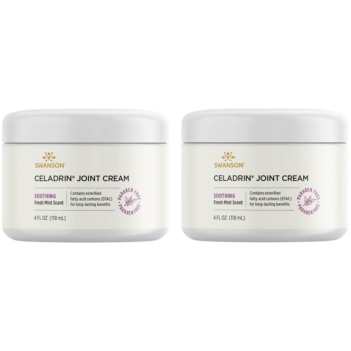 Swanson Ultra Celadrin Joint Cream 2 Pack Supplement Vitamin 4 fl oz Cream