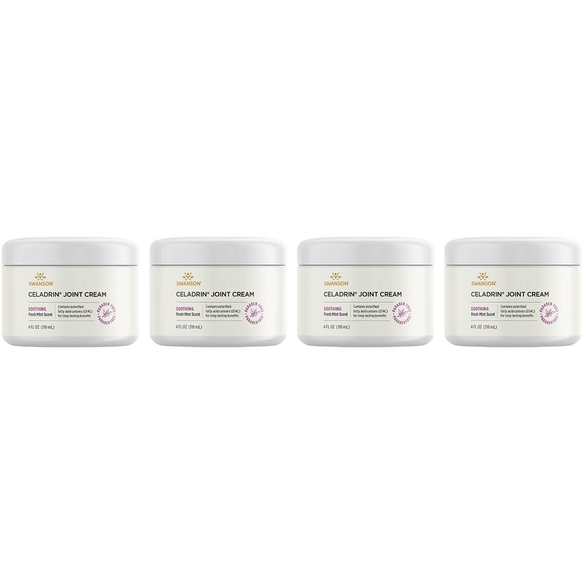 Swanson Ultra Celadrin Joint Cream 4 Pack Supplement Vitamin 4 fl oz Cream
