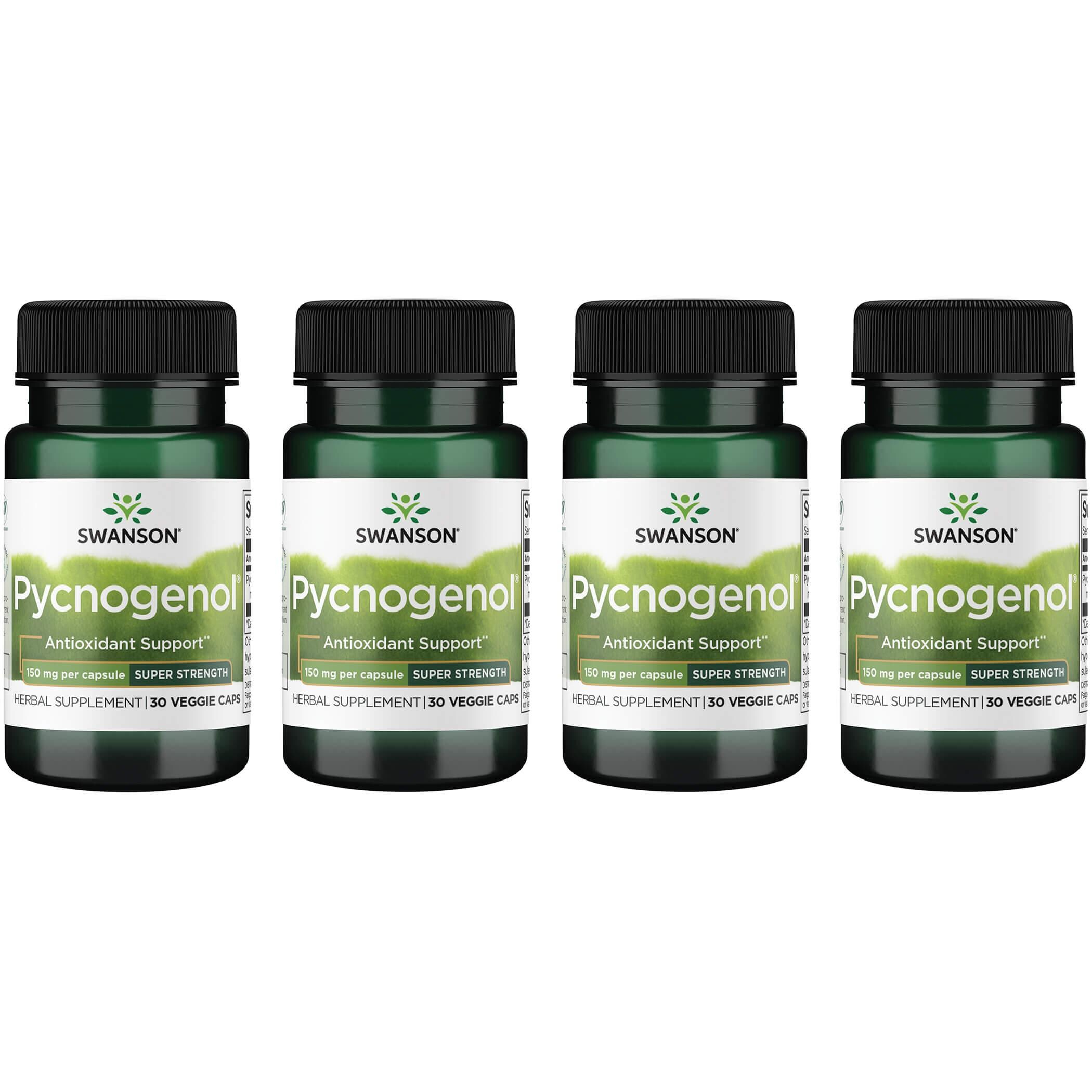 Swanson Ultra Pycnogenol - Super Strength 4 Pack Vitamin 150 mg 30 Veg Caps