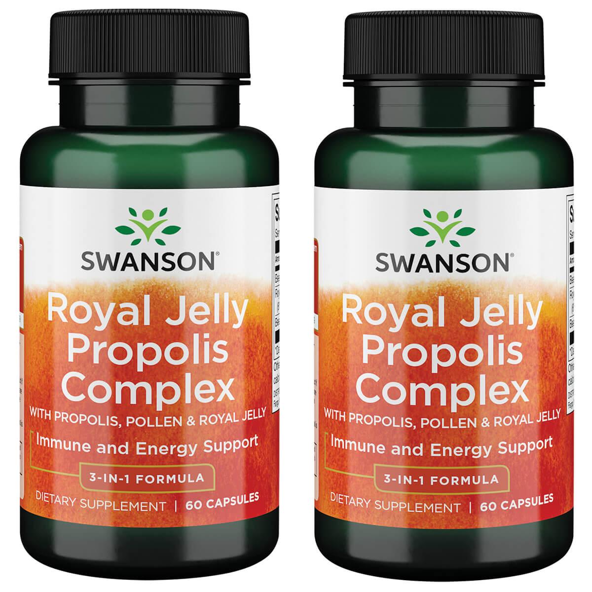 Swanson Ultra Royal Jelly Propolis Complex 2 Pack Supplement Vitamin 60 Caps