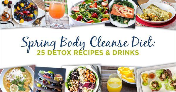 test-Spring Body Cleanse Diet 25 Detox Recipes  &  Drinks