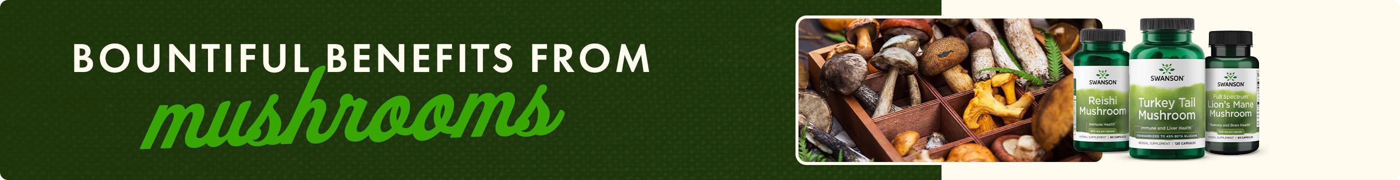 Bountiful Benefits from Mushrooms